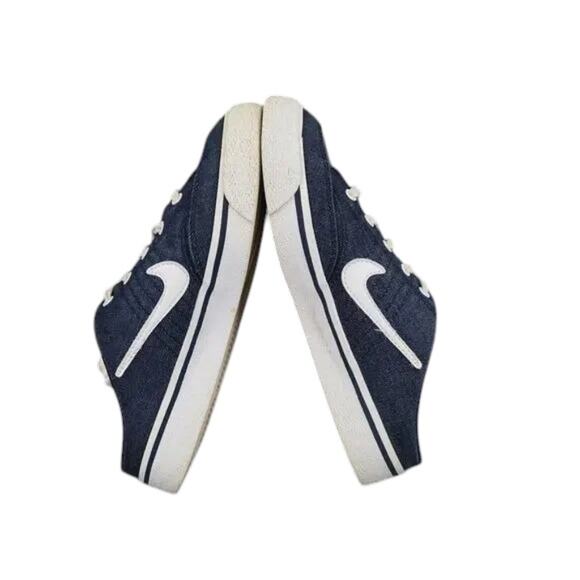 Nike Shoes Womens 7.5 Hermosa Mule Sneaker Slide Slip On Denim Lace Up 2002 Blue - Picture 9 of 12